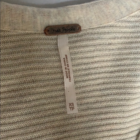 Free People Ribbed Cropped Sweater - Picture 2 of 4